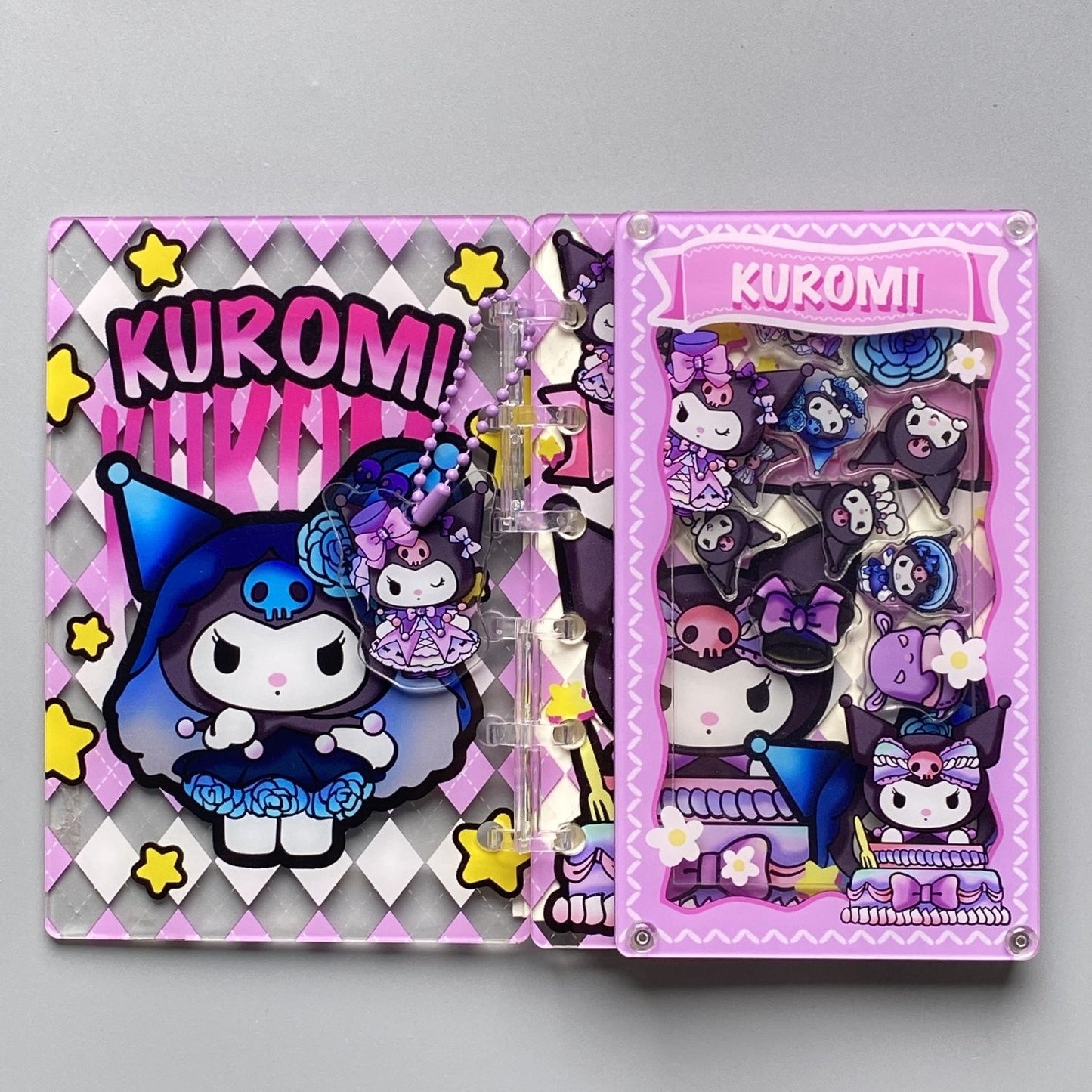 acrylic shake notebook