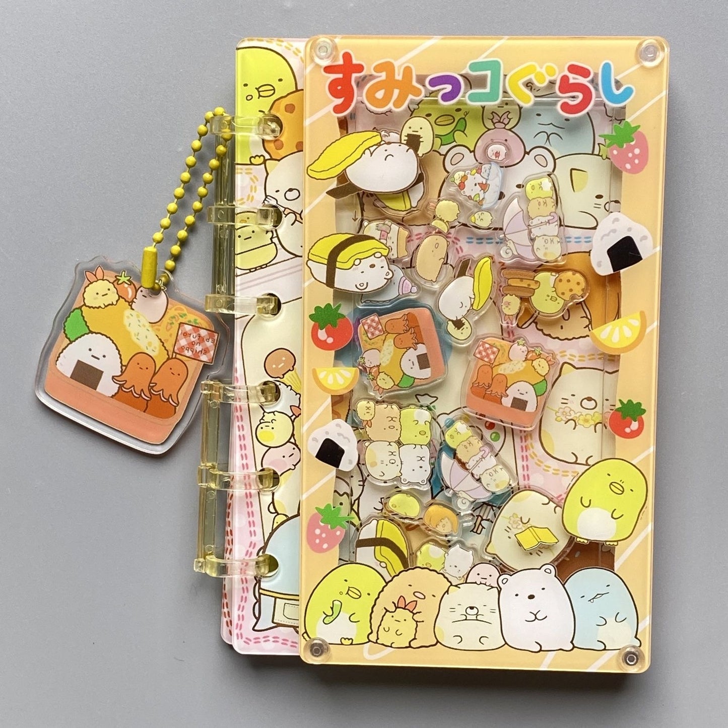 acrylic shake notebook