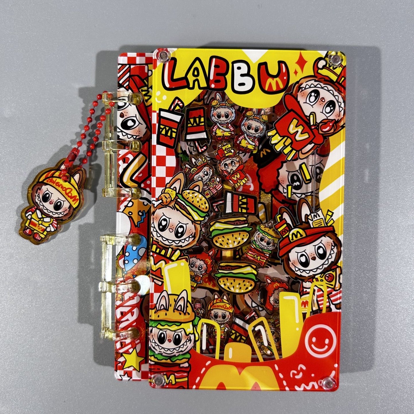 acrylic shake notebook