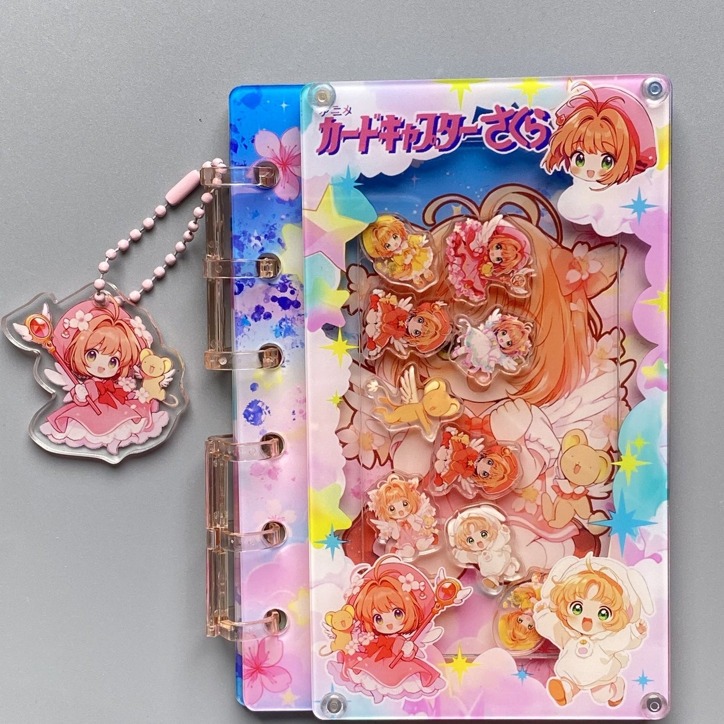 acrylic shake notebook