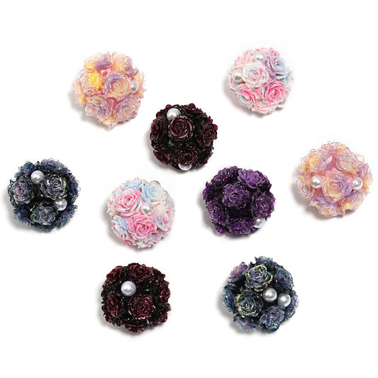 Simulated Soft Rose Clay Drill Ball