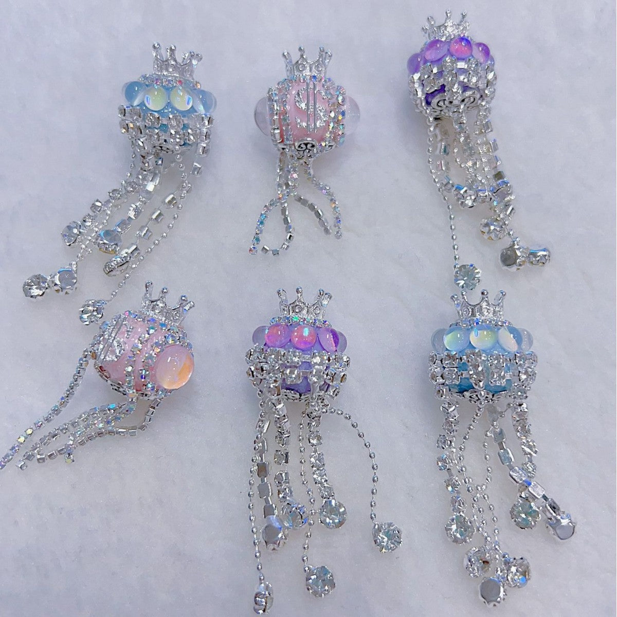 Crown Tassel Diamond Beads