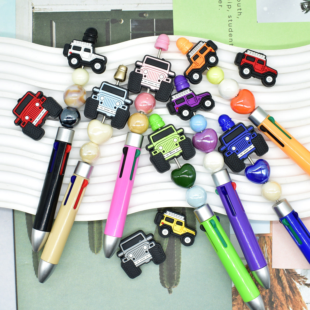 Jeep Series Silicone Focal Beads