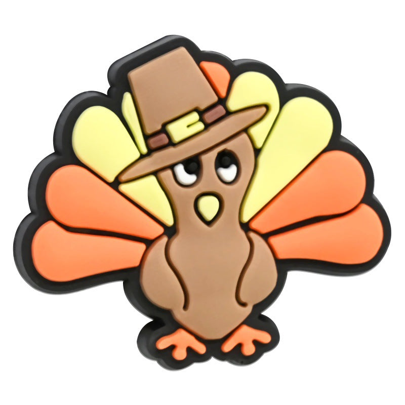 Thanksgiving Series Silicone Focal Beads