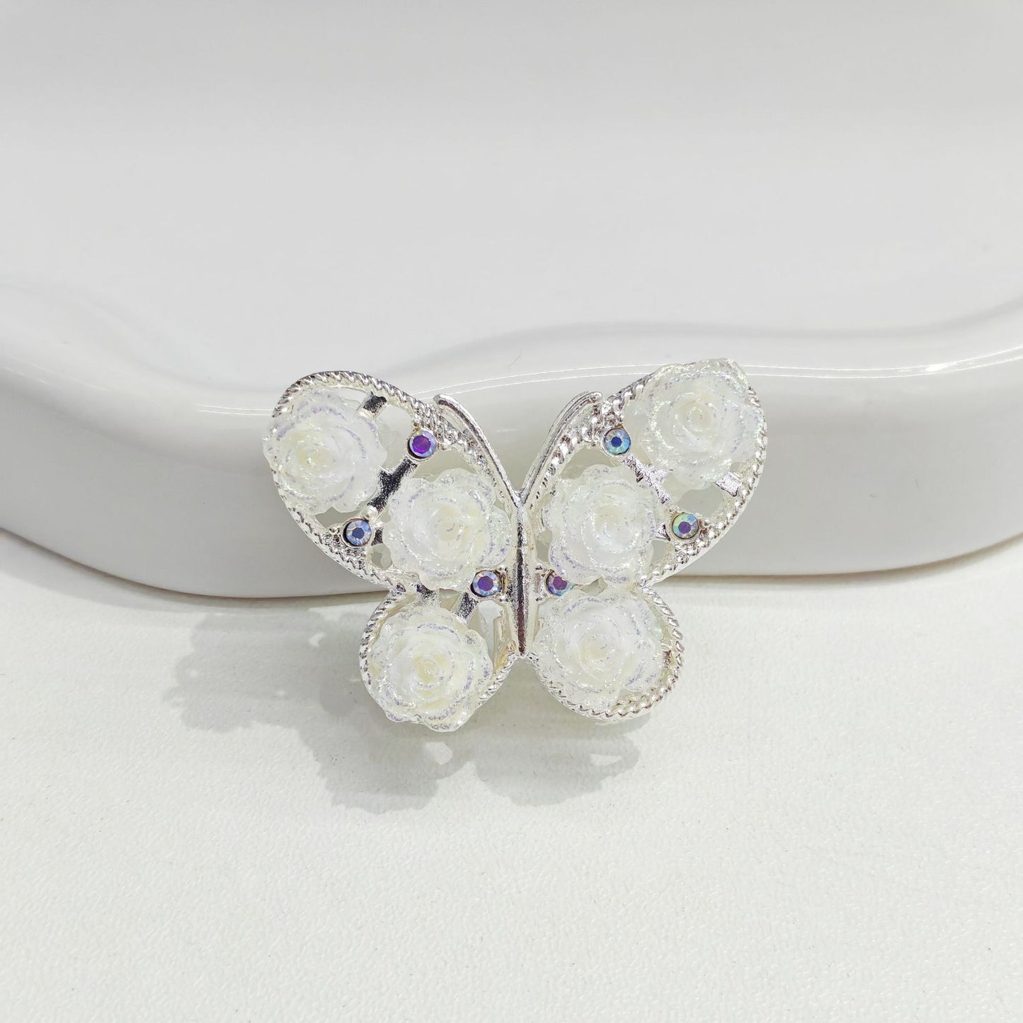 Vintage Rose Butterfly Alloy Accessories