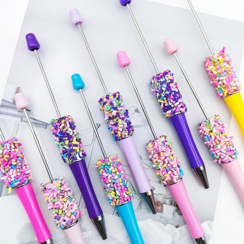 Rainbow Candy Beaded Pen