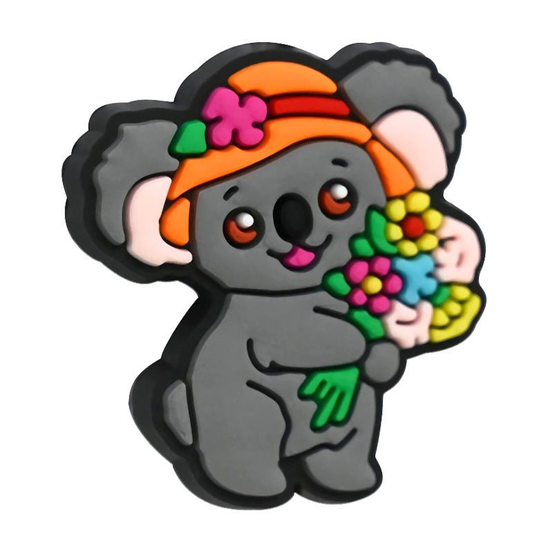 Cute Cartoon Small Animals Silicone Focal Beads