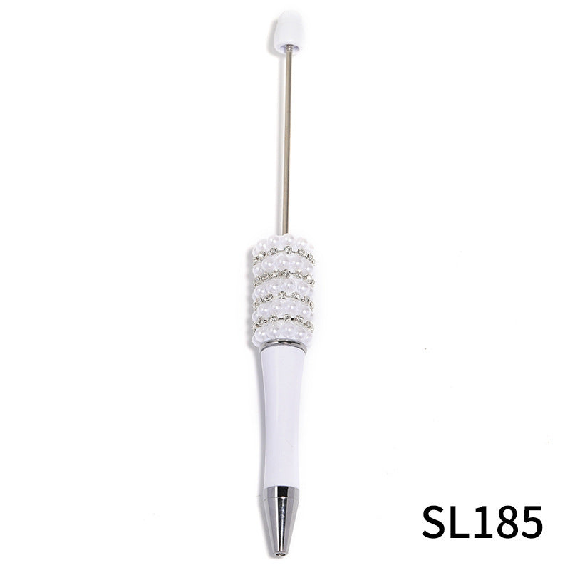 UV Plating Beaded Pen Solid Color Gradient Ballpoint Pen