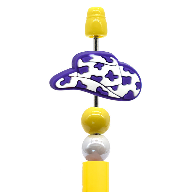 Cute cartoon silicone focal beads
