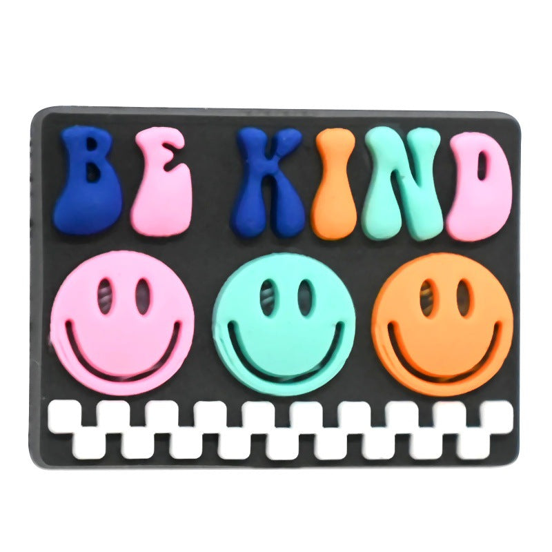Heart Shape Silicone Focus Beads