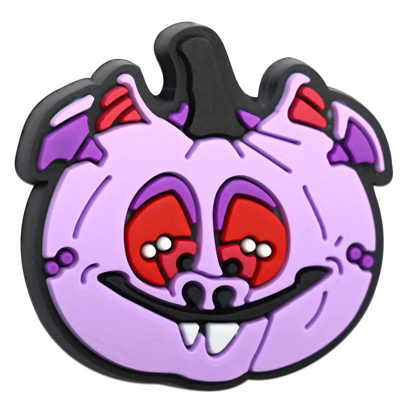 Halloween Pumpkin Series Silicone Focal Beads