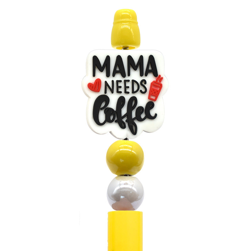 Cute cartoon silicone focal beads