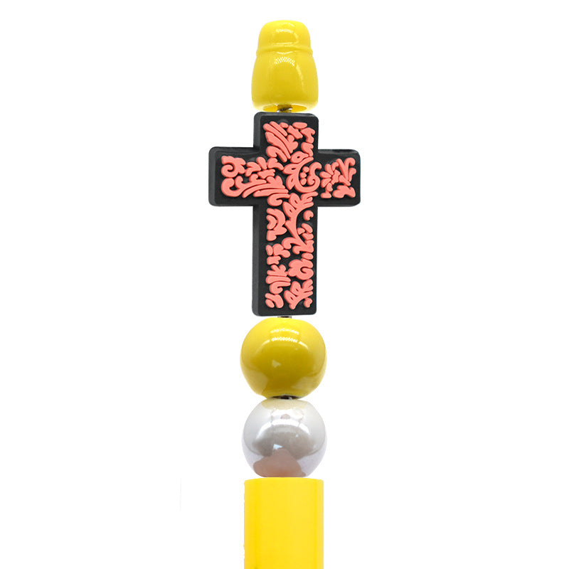 English Cartoon Series Silicone Focal Beads Silicone Focal Beads