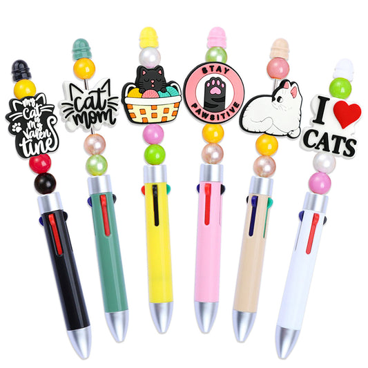 Kitten Shape Silicone Focus Beads