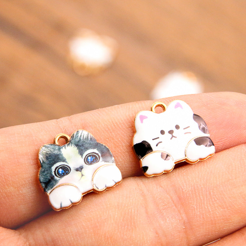 16*18mm Cute Adorable Kitten Charms
