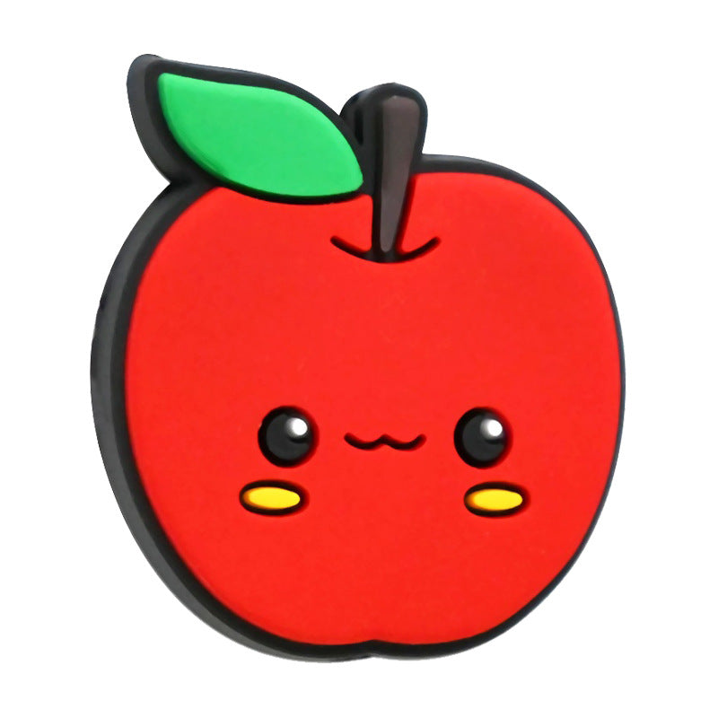 Cartoon fruit silicone focal beads