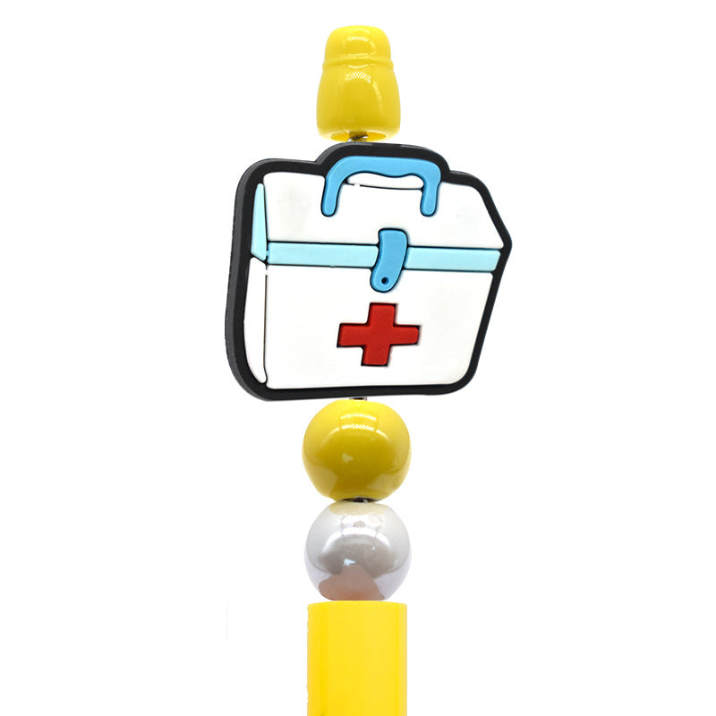 Cute Cartoon Medical Series Silicone Focus Beads Silicone Focus Beads
