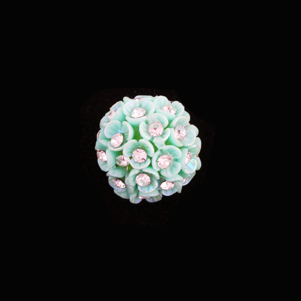 Flower Beads 10 Colors Lily Flower Three-Petal Flower Beads