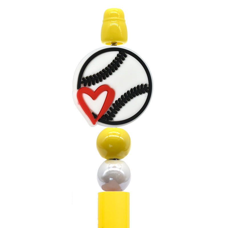 Cartoon Ball Series Silicone Focus Beads Silicone Focus Beads