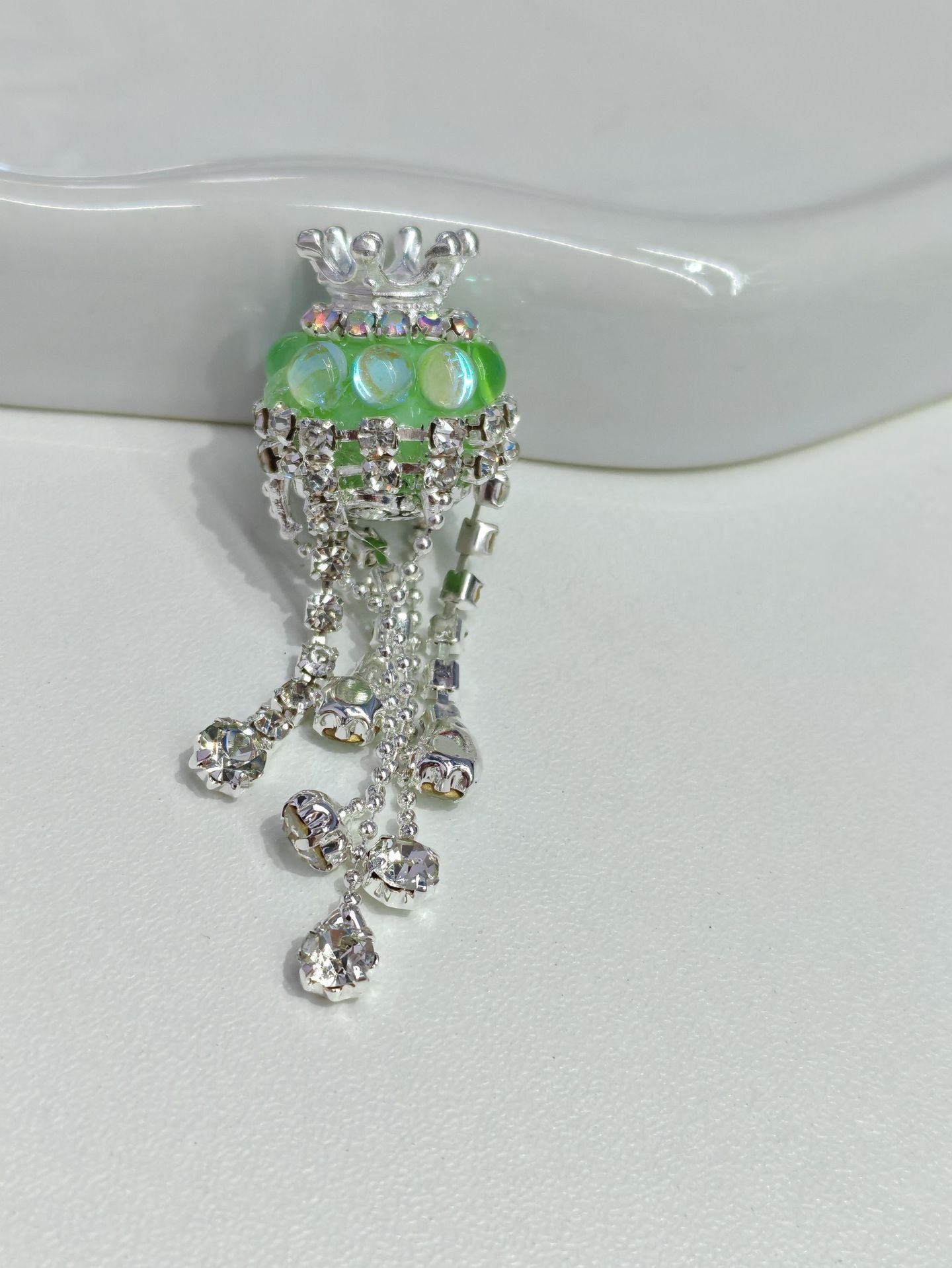 Crown Tassel Diamond Beads