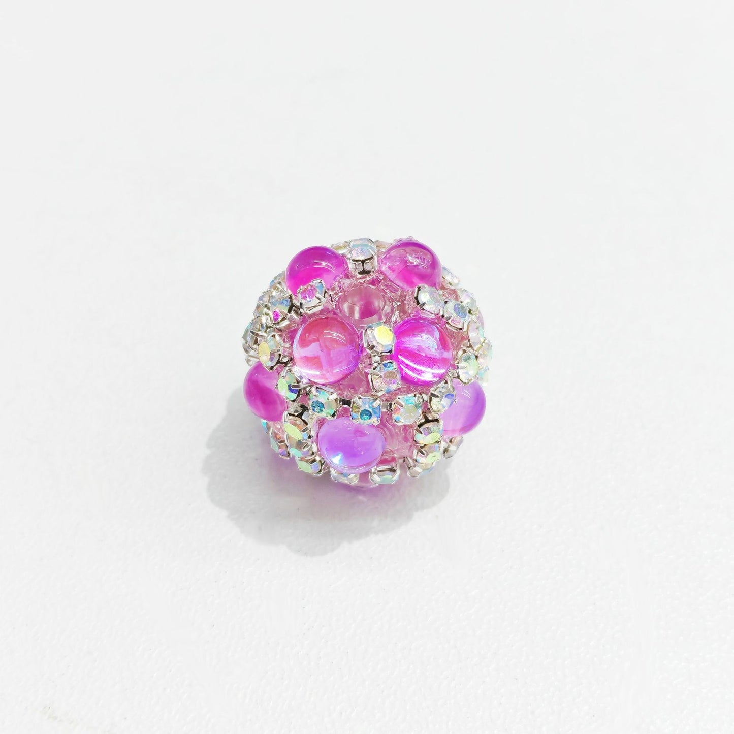 Cat Eye Heart Heavy Craft Beads