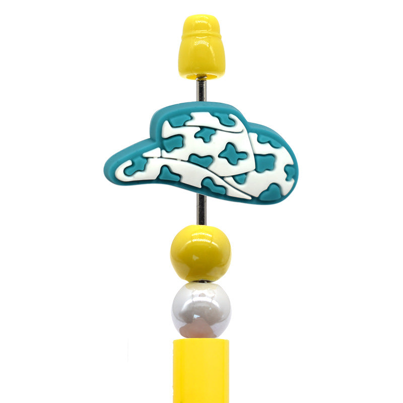 Cute cartoon silicone focal beads