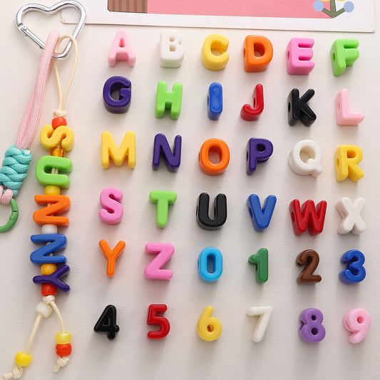 Large Acrylic Letter Beads