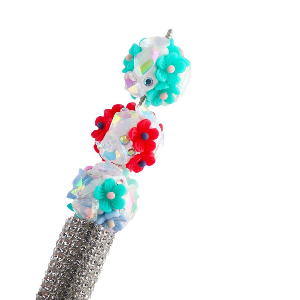 Flower Beads Luminous Zircon Flower Balls