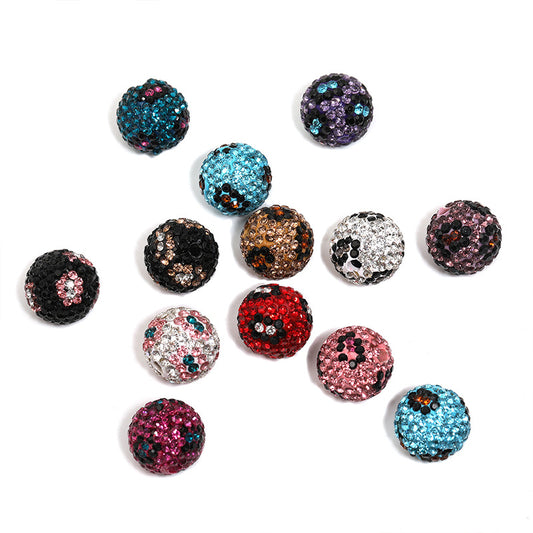 16MM Full Drill Heavy Craft Beads Large Hole Drill Ball Soft Clay Straight Hole Beads