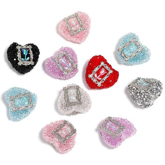 Rose Photo Frame Heart Soft Sugar Diamond Ball