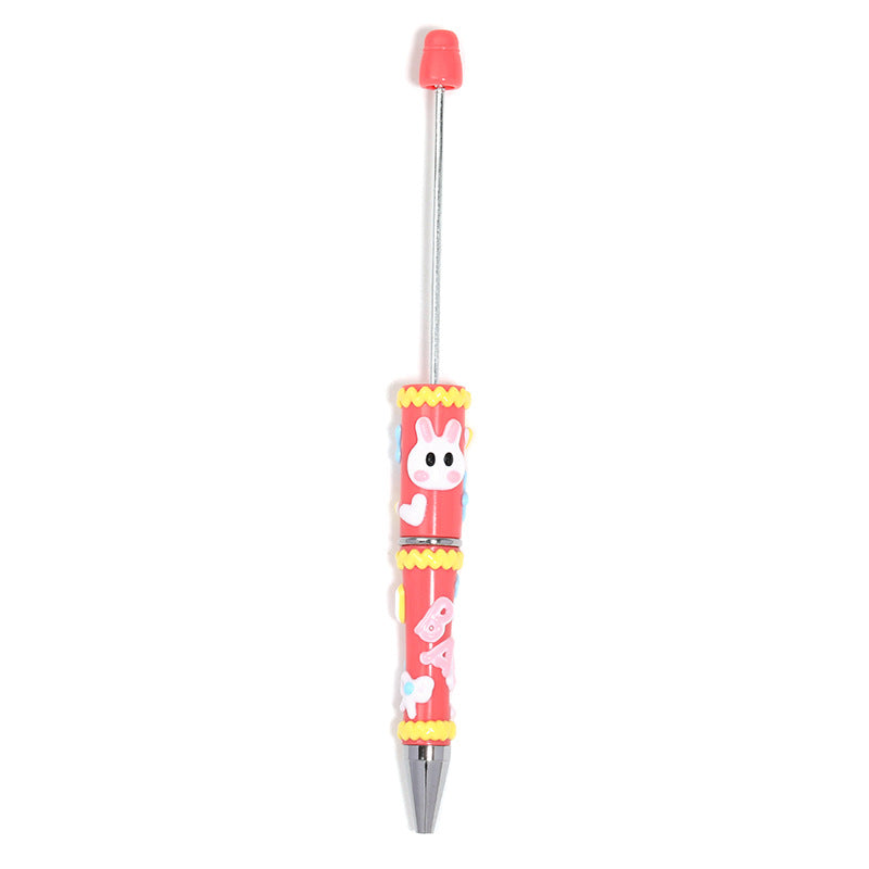 Colorful Cartoon Hand-painted Beaded Pen