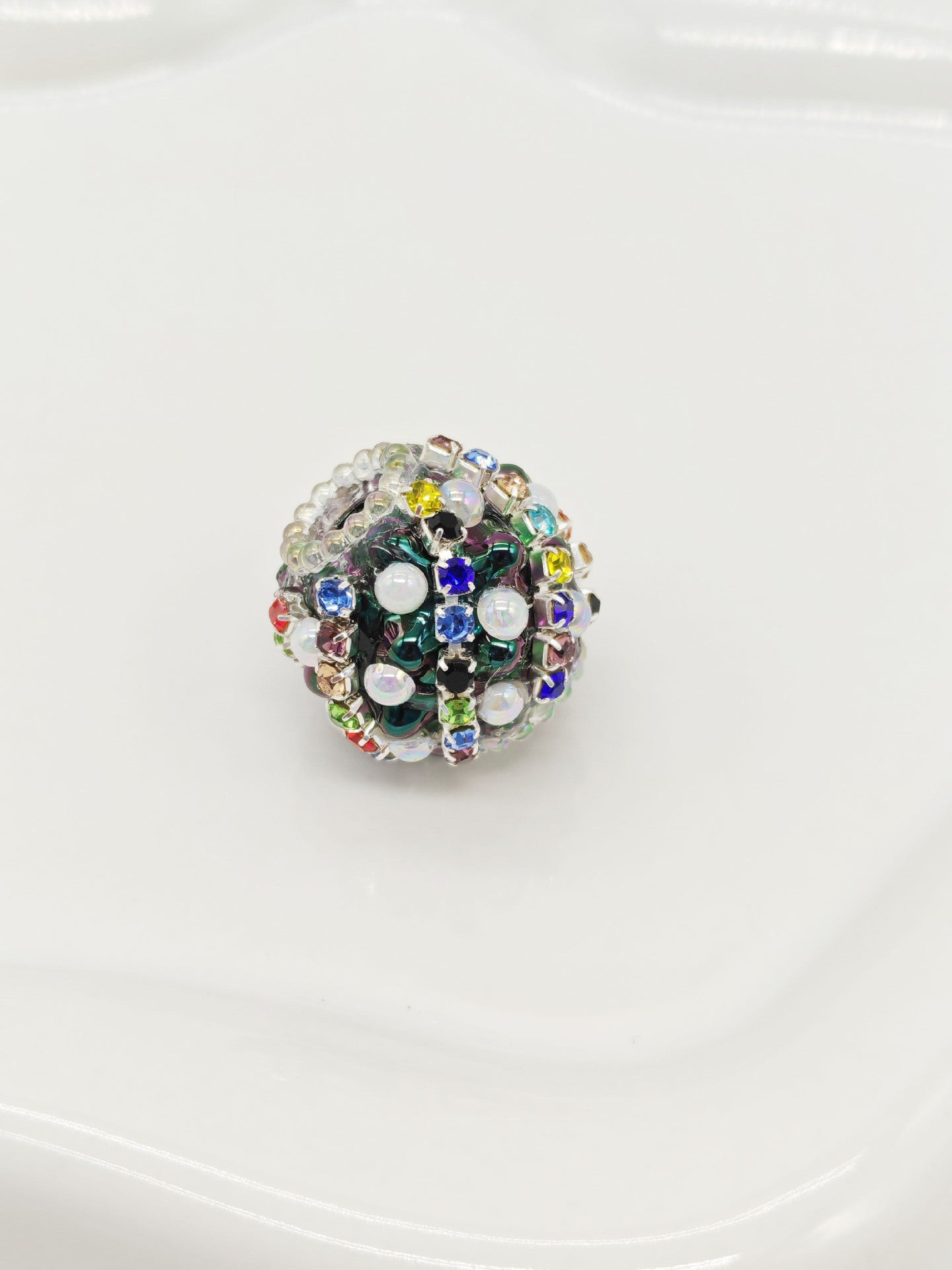 Nepalese Drill Ball Colorful Straight Hole Beads