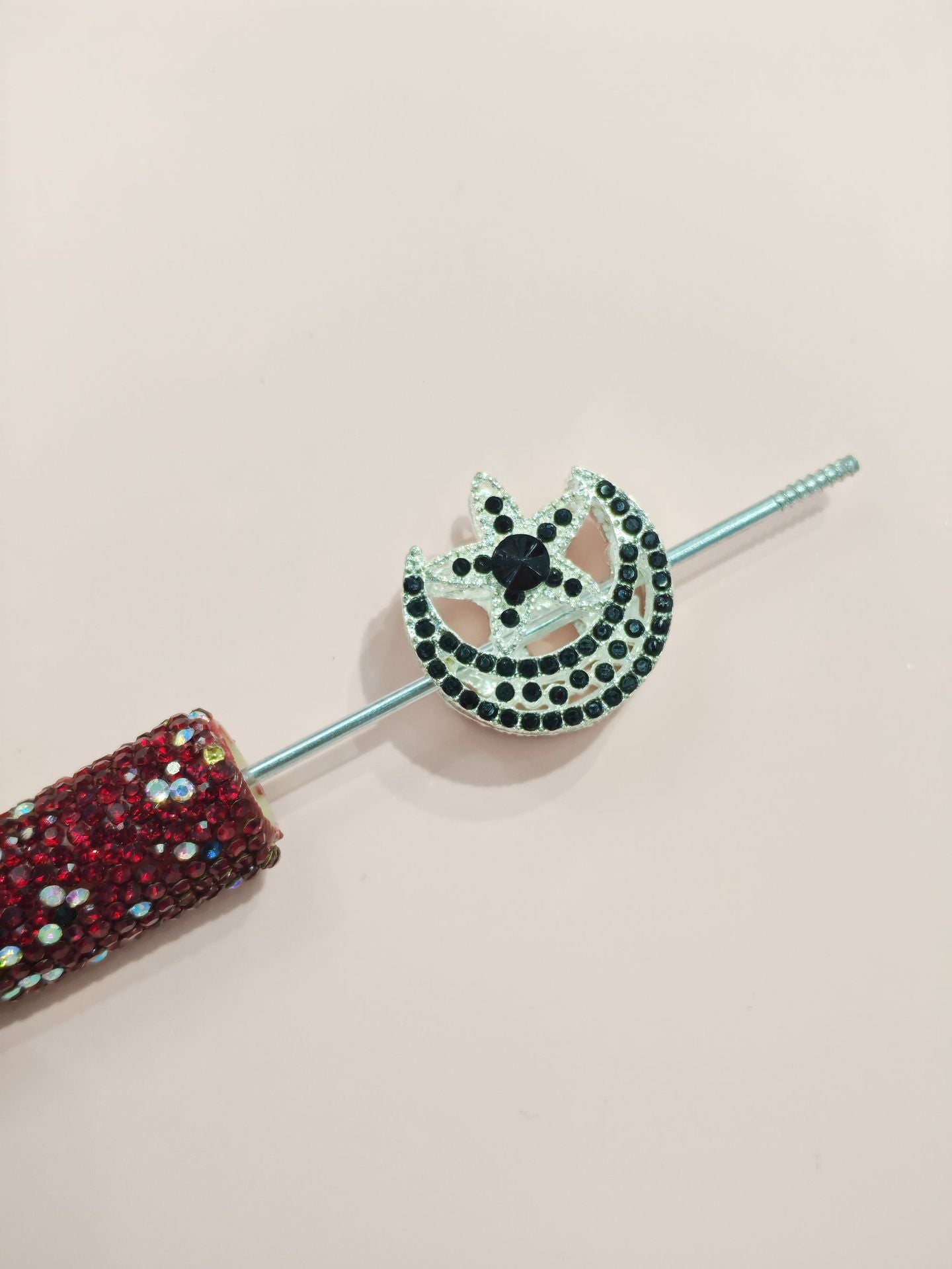 Hollow Star Moon Alloy Beads