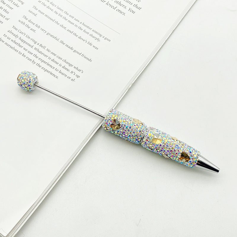 Heart-shaped Full Diamond Beaded Pen