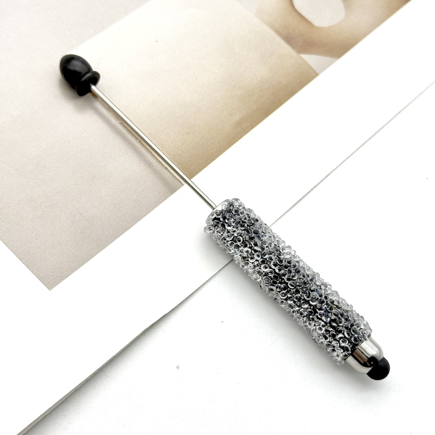 Resin Gypsophila Touch Screen Beaded Pen