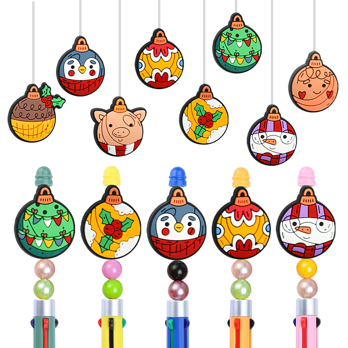 Christmas Series Silicone Focal Beads