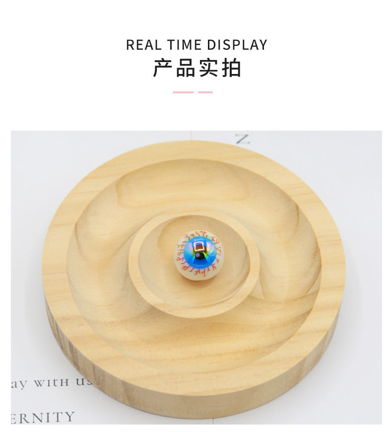 16mm Halloween Personalized Plating UV Colorful Horror Eyeball Beads DIY Handmade Beaded Loose acrylic roundBeads