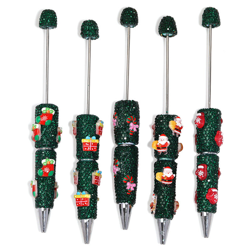 Full Diamond Christmas Beaded Pen