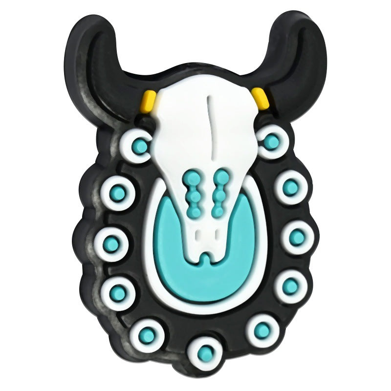 Cartoon Cowboy Series Silicone Focal Beads