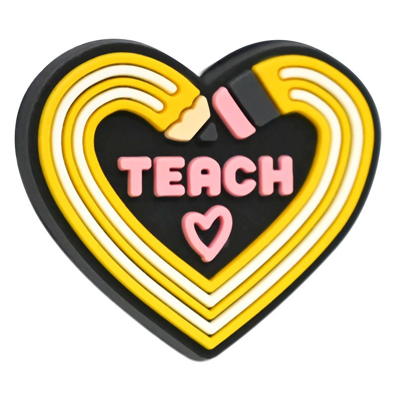 Back-to-School Student Stationery Series Silicone Focal Beads