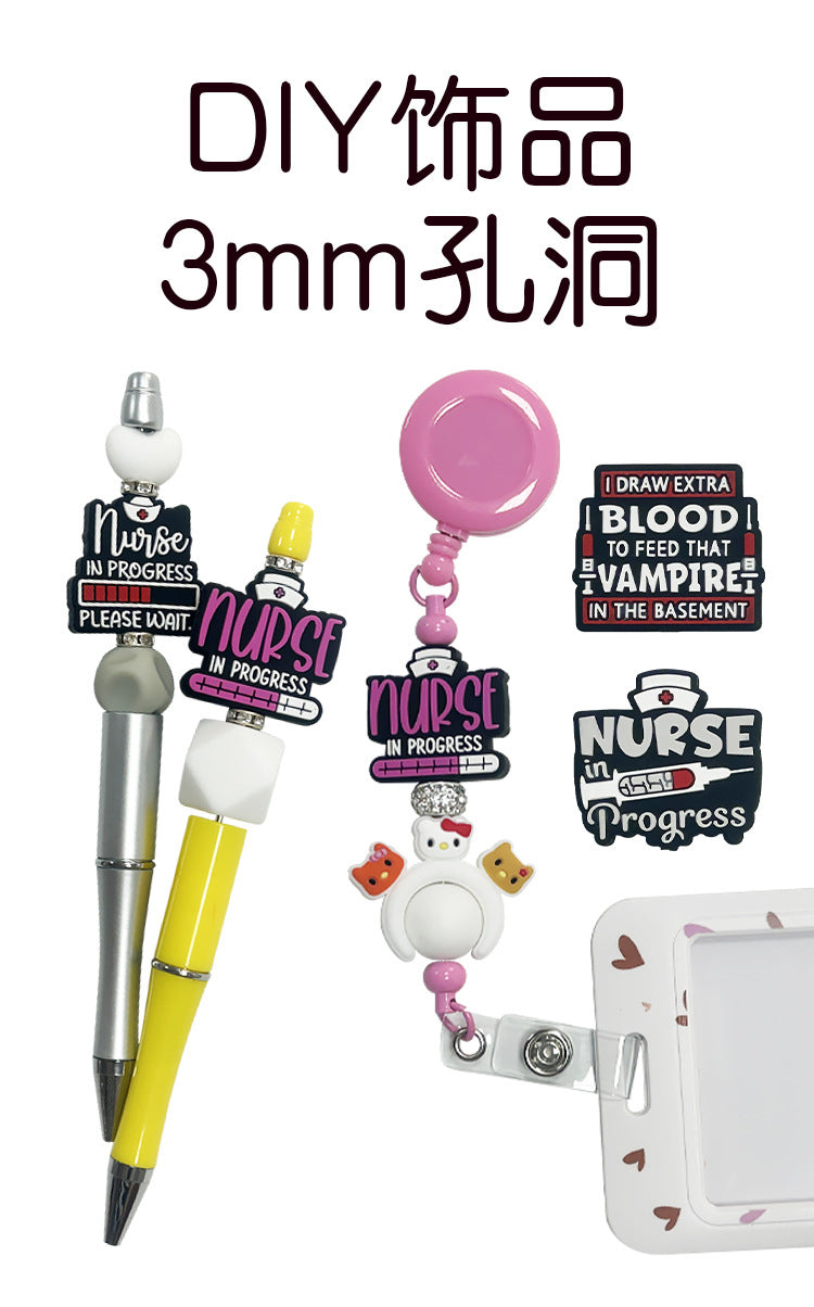 Nurse Series Food Grade Silicone Burnt Beads