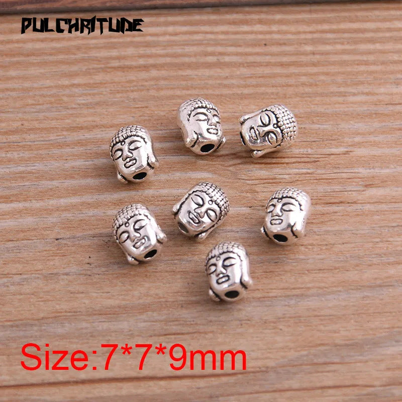 4 colors 7*7*9mm diy alloy jewelry beads