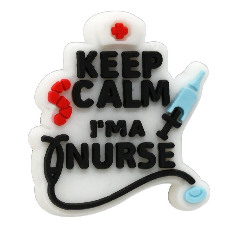 Cartoon Doctor Nurse Series Silicone Focus Beads Silicone Focus Beads