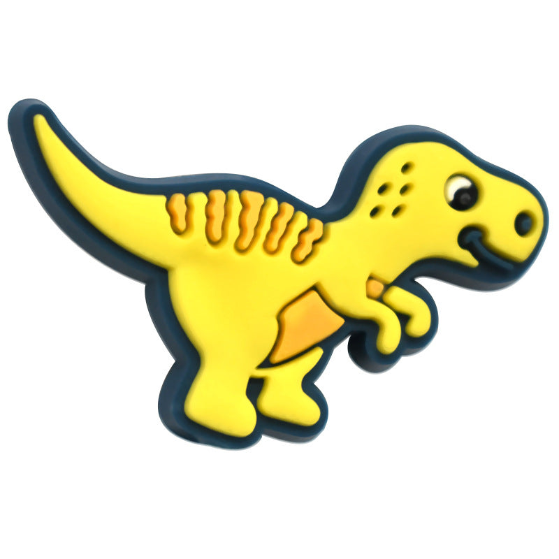 Cute Dinosaur Series Accessories In Stock Silicone Focus Beads Silicone Focus Beads