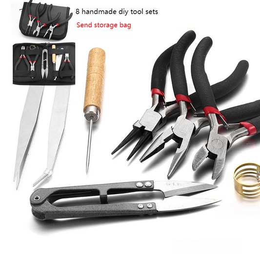 DIY handmade jewelry tool set pliers