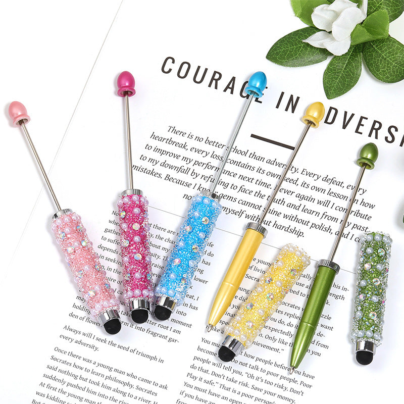 Pearl Sugar Gypsophila Beaded Pen
