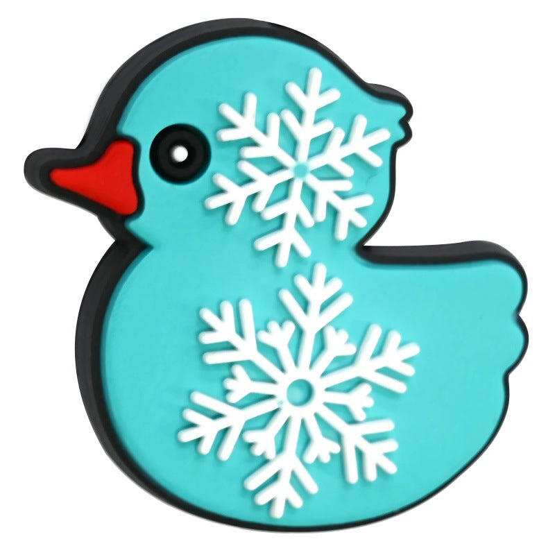 Cute Cartoon Duck Silicone Focus Beads