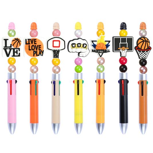 Basketball Series Silicone Focus Beads