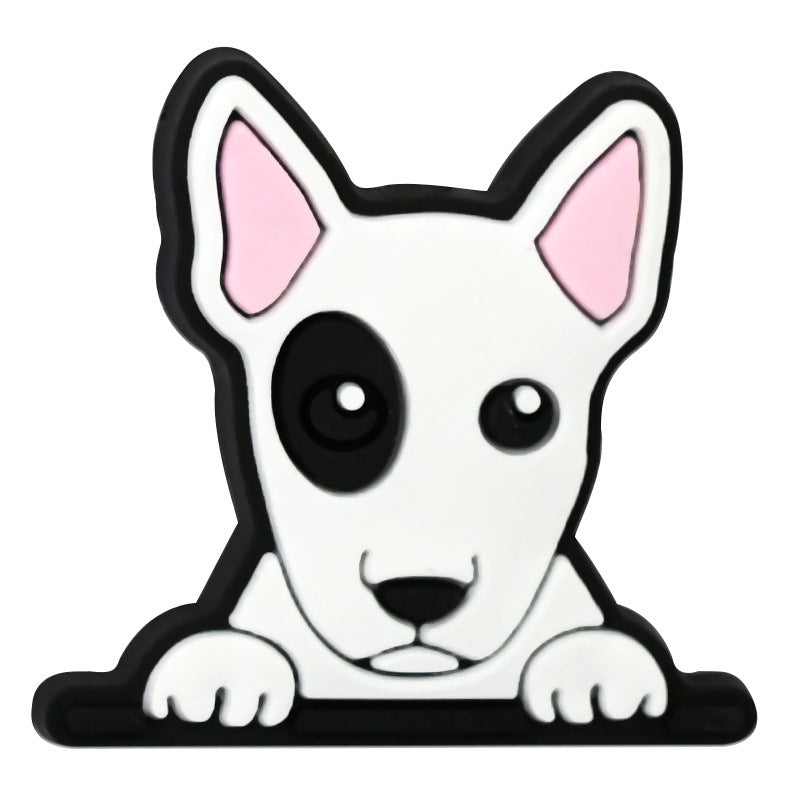 Cute Puppy Shape Silicone Focus Beads Silicone Focus Beads