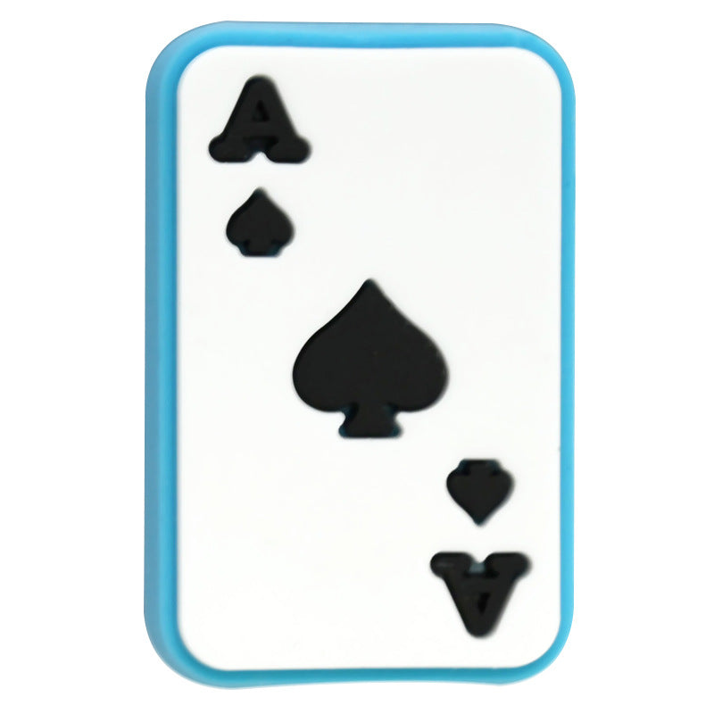 Playing Card Series Silicone Focal Beads